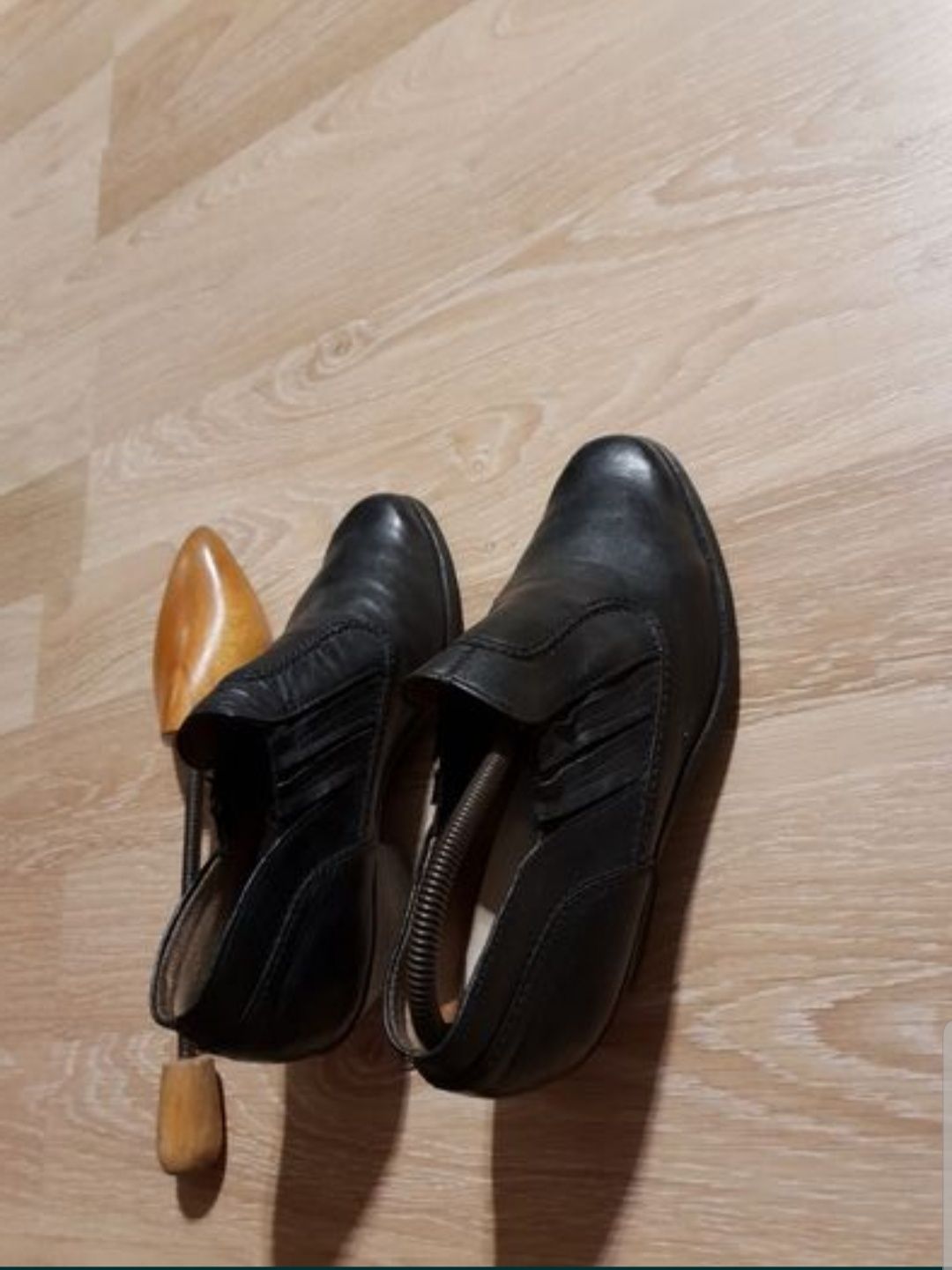 Buty męskie mokasyny czarne