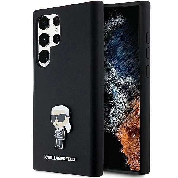 Etui Karl Lagerfeld Silicone Ikonik Metal Pin na Samsung Galaxy S23 Ul