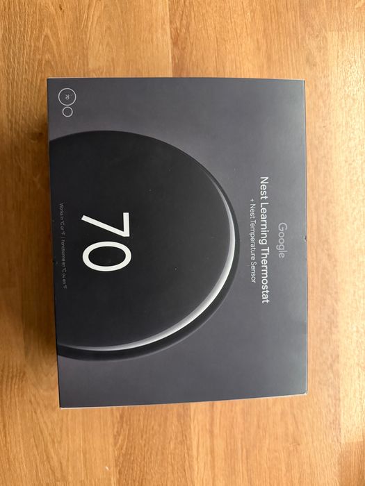 Google Nest Learning Thermostat 4th Gen BLACK – NOWY wersja US