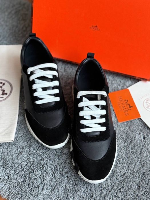Трендові кросівки Hermes із натуральноі шкіри