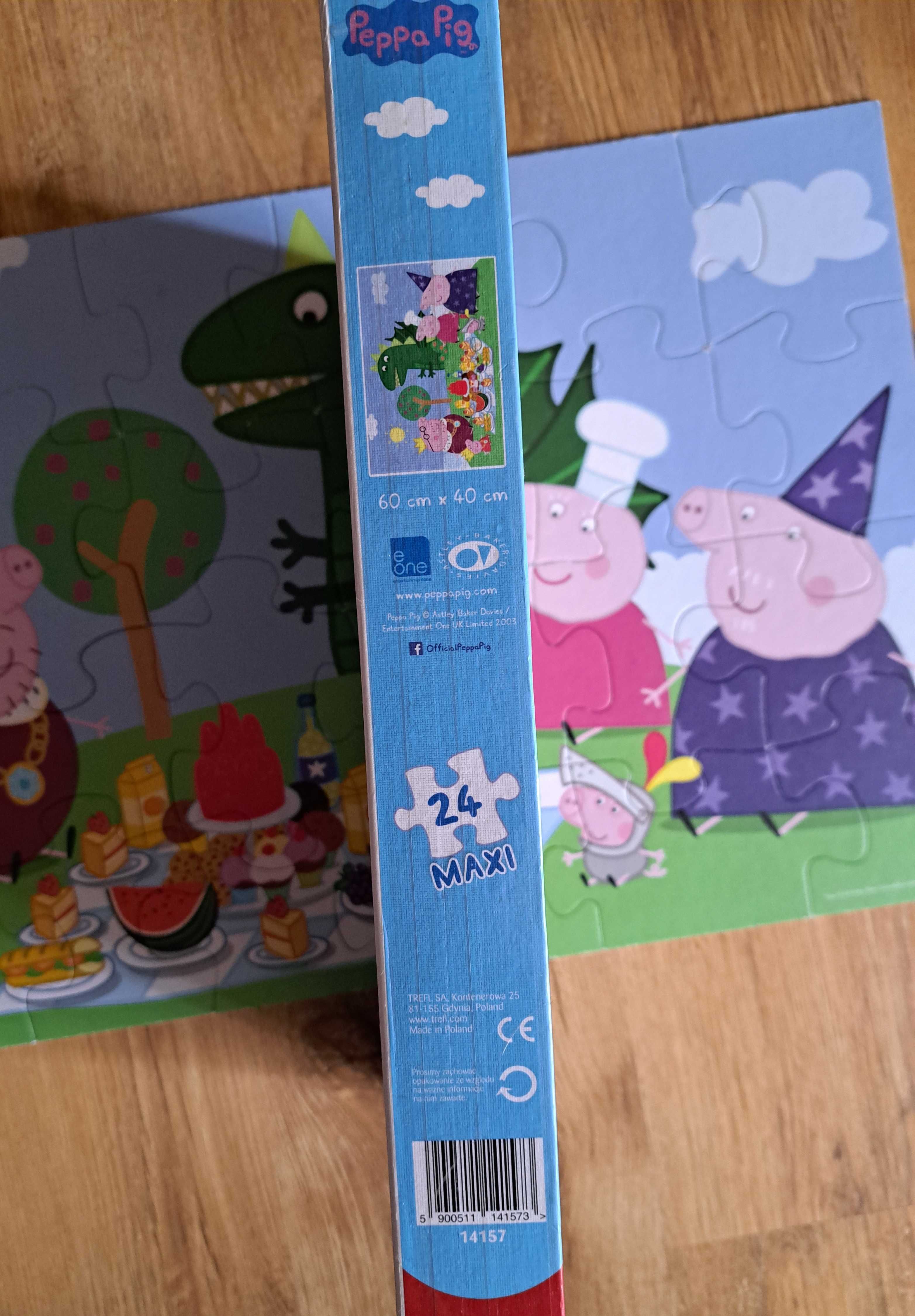 Puzzle MAXI Gigant Świnka Peppa 24 el. NR. 14157