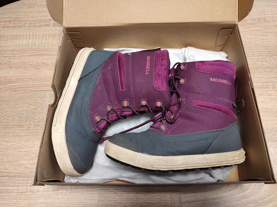 Детские сапоги merrell snow drift waterproof, 100% оригинал