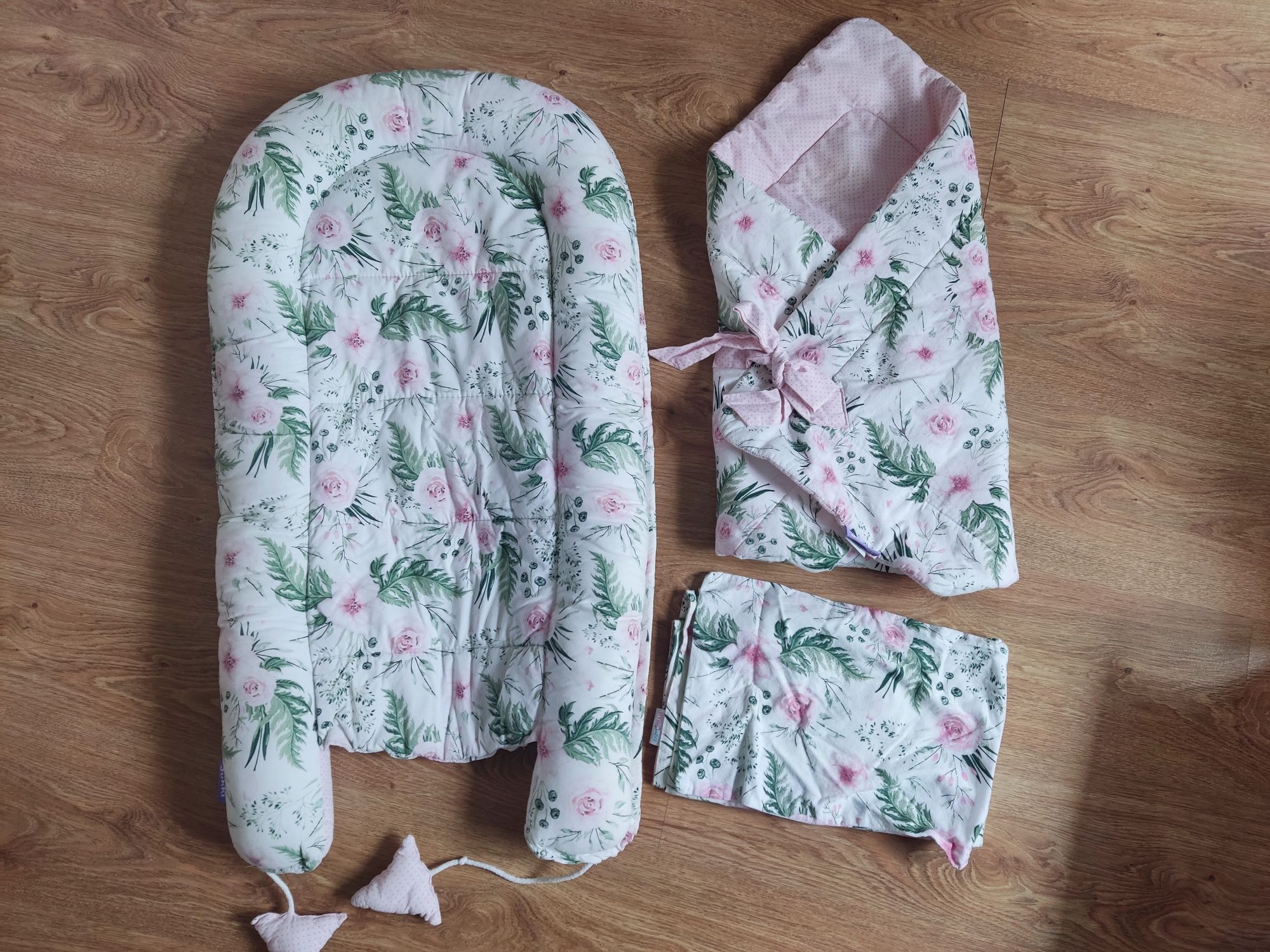 Kokon Jukki, In Garden Pink, otulacz, poszewka gratis