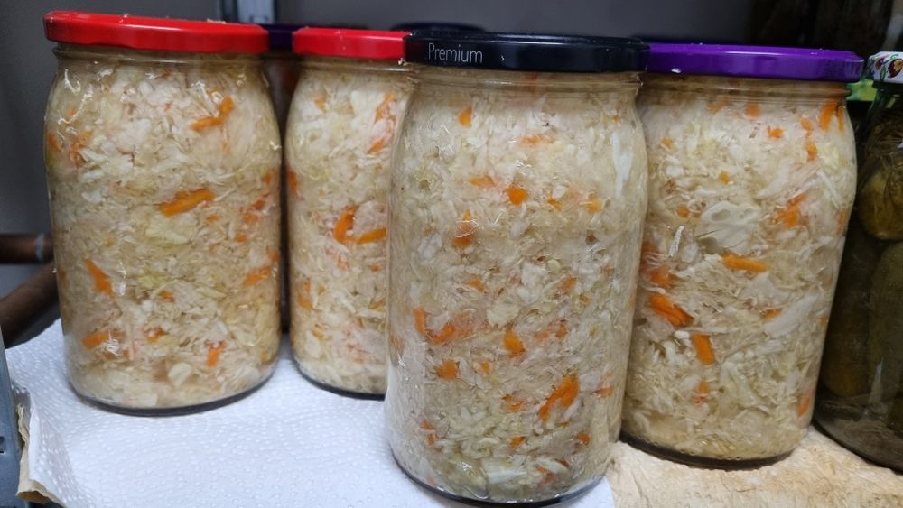 4 x Kapusta kiszona domowa. Bomba witamin.