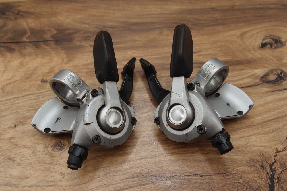 manetki rowerowe Shimano Deore XT SL-M750 3 x 9 rzędów retro MTB