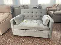 Barato Sofa cama cinza Envio gratuito NOVO