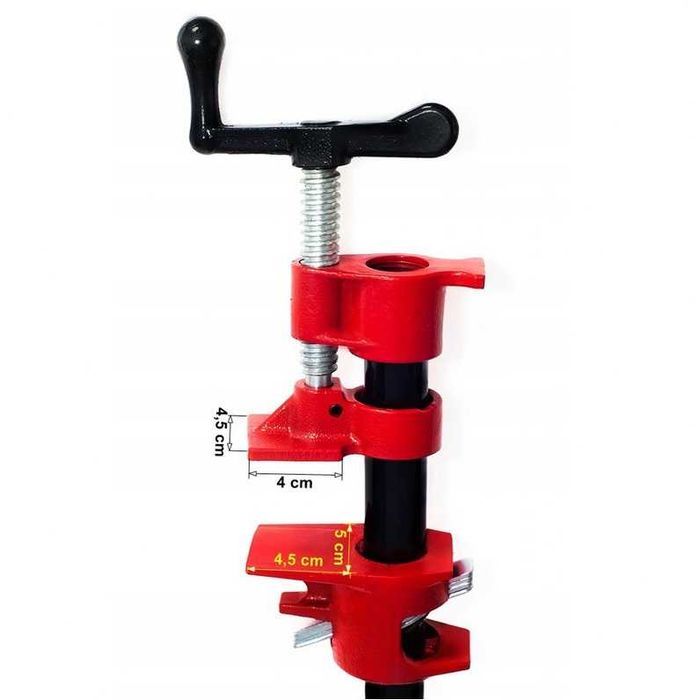 4 sztuki x Ścisk stolarski rurowy bezkońcowy rurowy 3/4" ściski rurowe