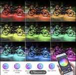 RGB светодиодных подсветок для мотоцикла машини