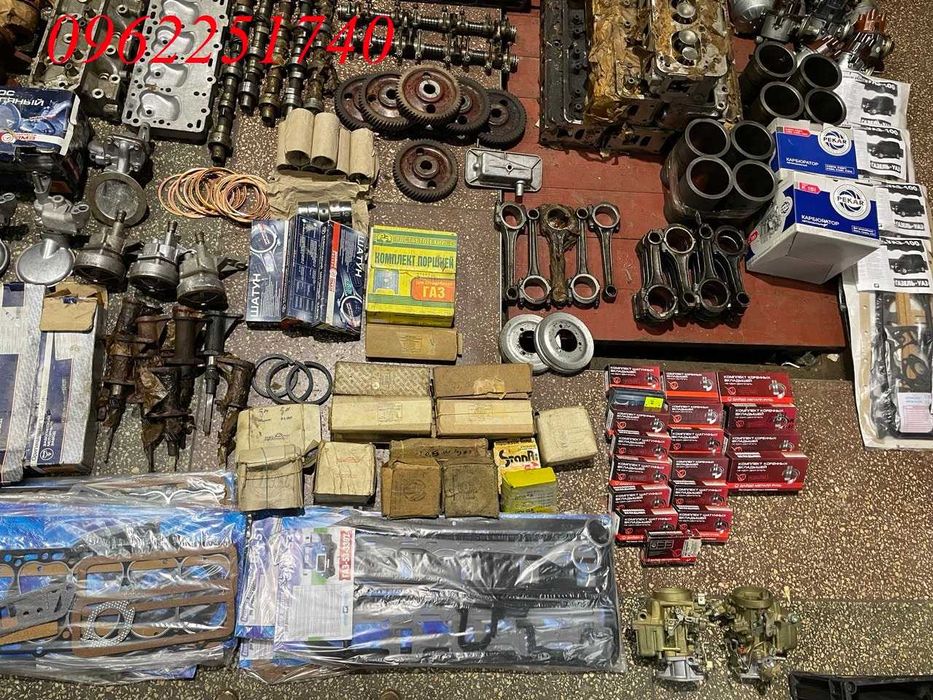 Запчасти двигателя Уаз, Газ 21 Газ 24, Газ 53 Газ 66, Змз 402, Змз 406