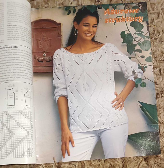 Sandra Extra na szydełko i druty nr 3/2007 modne sploty na lato