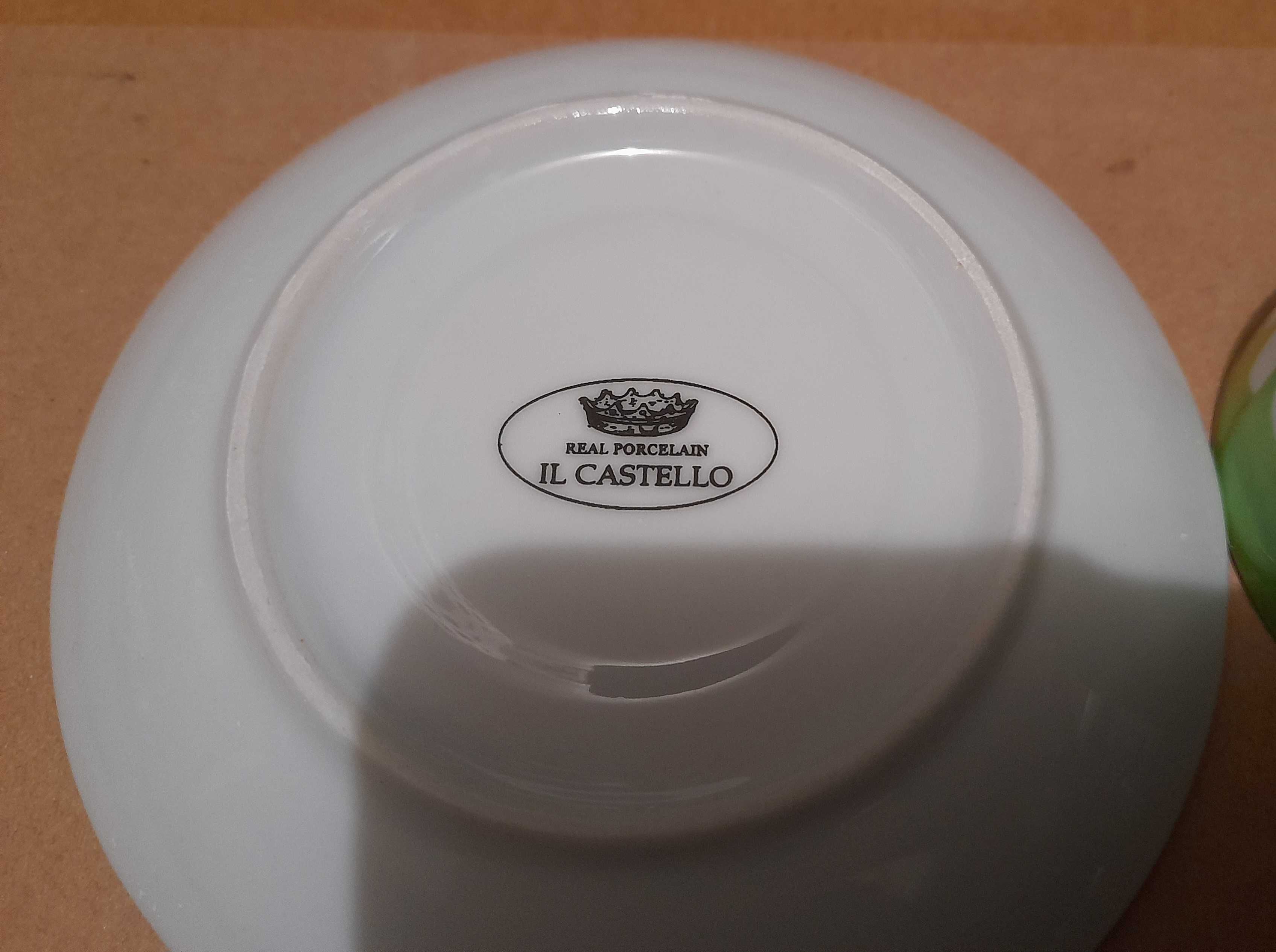Filiżanki IL CASTELL włoska porcelana !