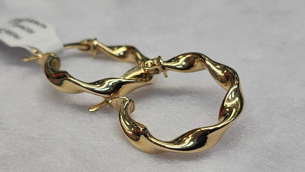 PIĘKNE ZŁOTE KOLCZYKI 585 2,16G Nowe! Best Mobile Lombard Nr.1406