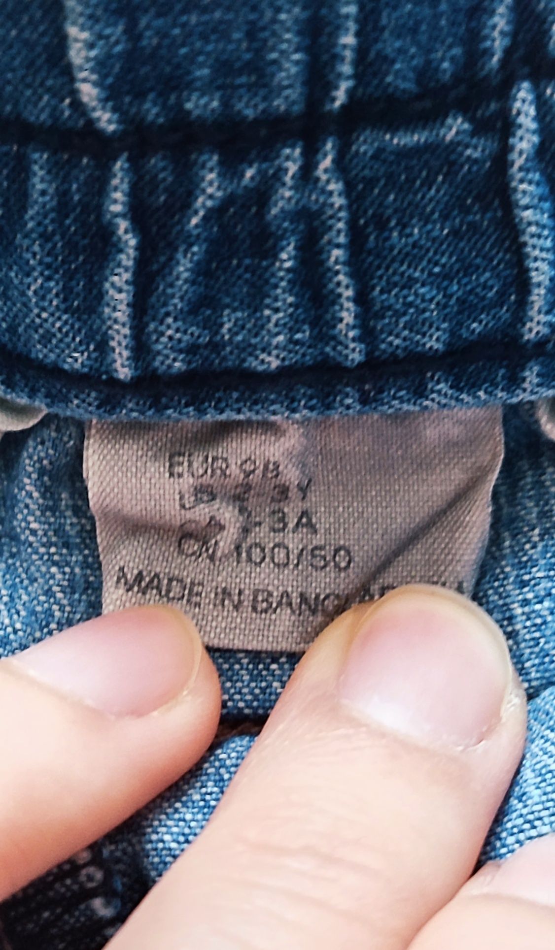 Spodnie jeansowe haremki alladynki r.98