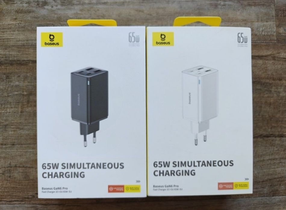 Baseus Блок живлення+кабель gan 65w