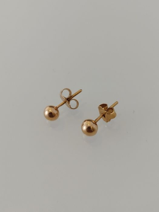 Brincos em ouro de 19,2kt