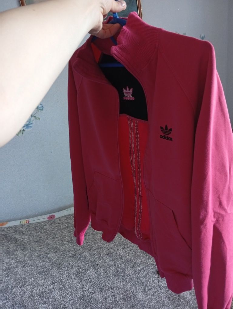 Кофта малинова S - M Adidas орігінал