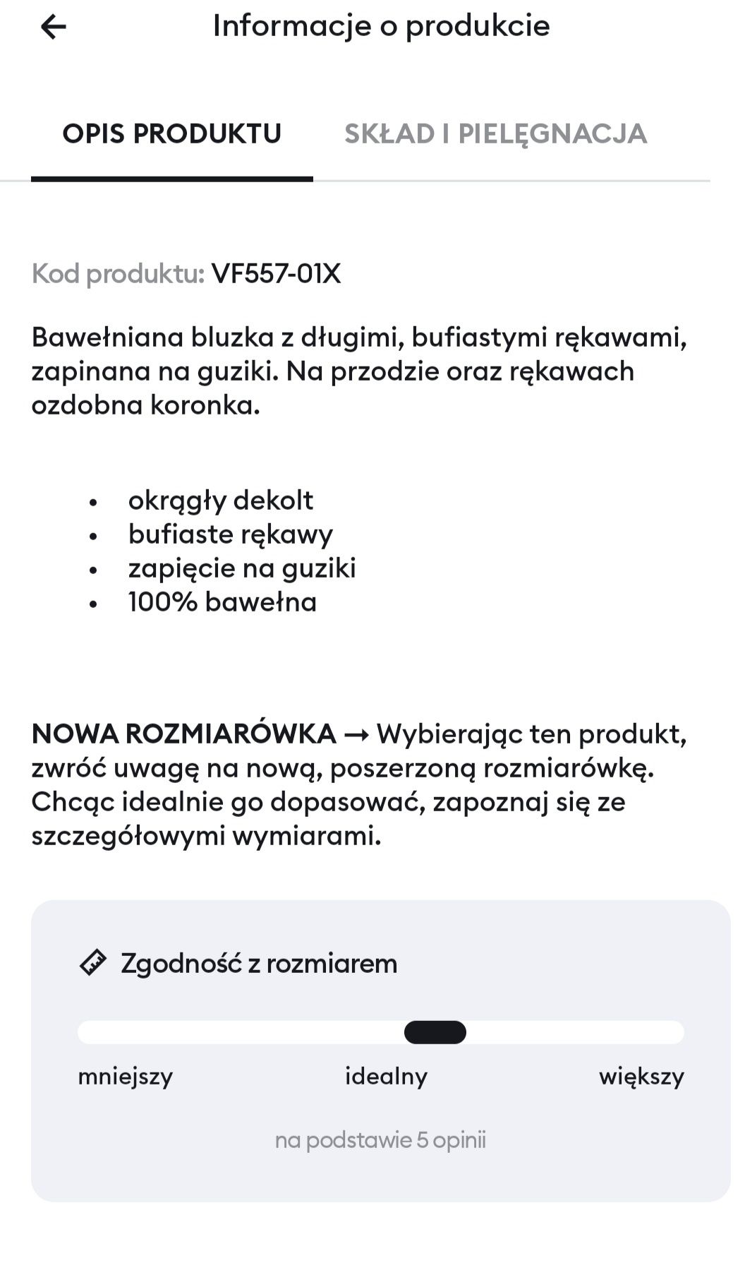 Bluzka biała z koronką