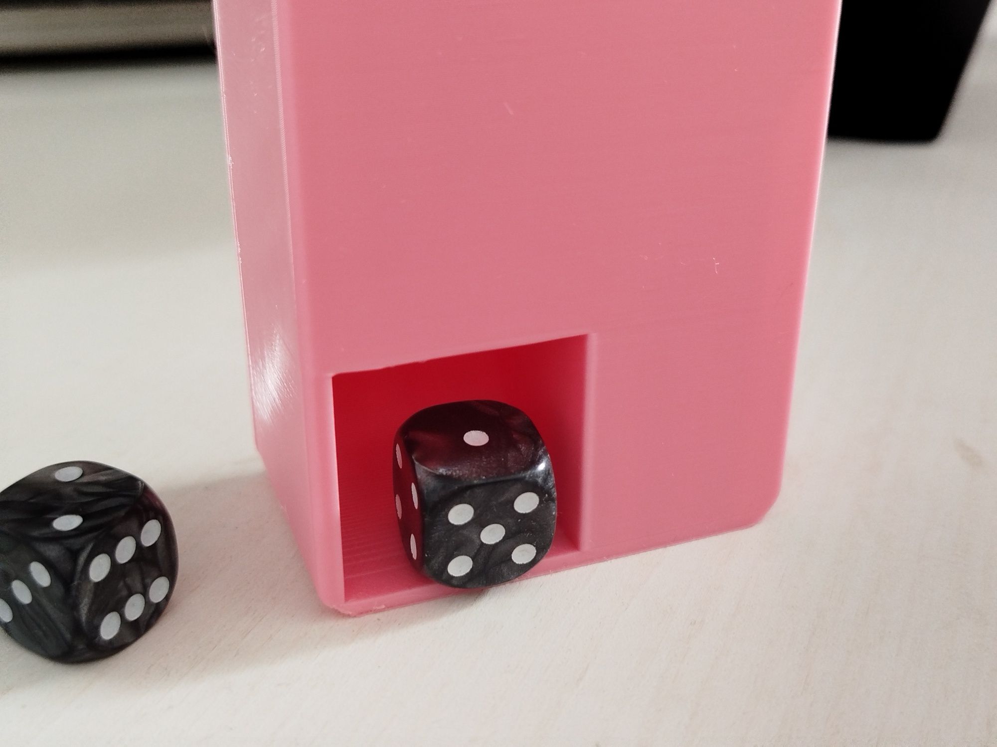Mini Dice Tower (Pink)