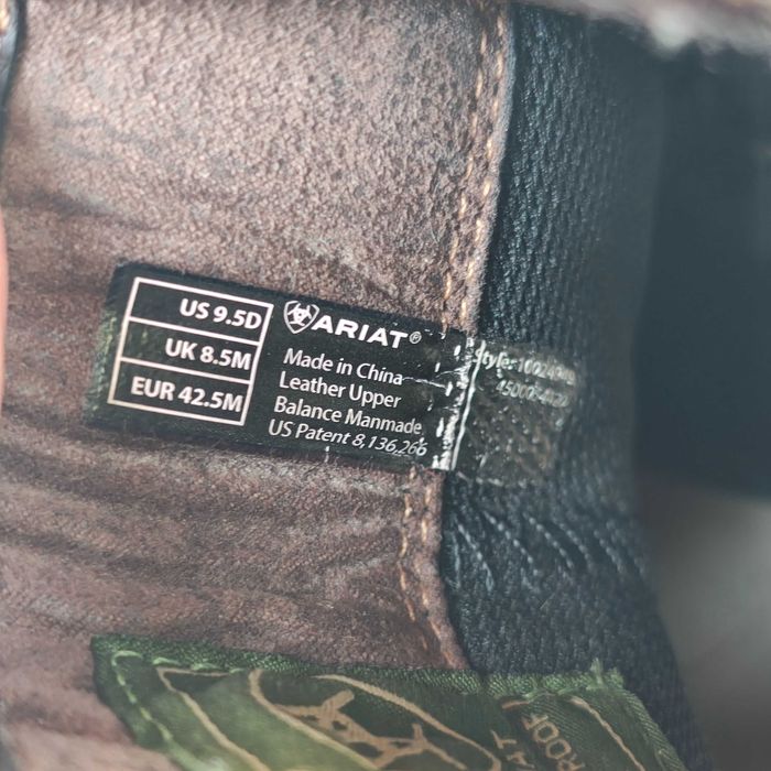 Черевики челсі Ariat шкіра США 42,5р непромкаючі черевики