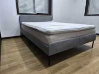 Cama + colchão Casal Ikea Slattum
