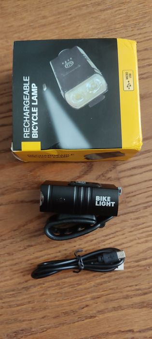Велосипедний ліхтарик велофара Bike light USB LED bicycle