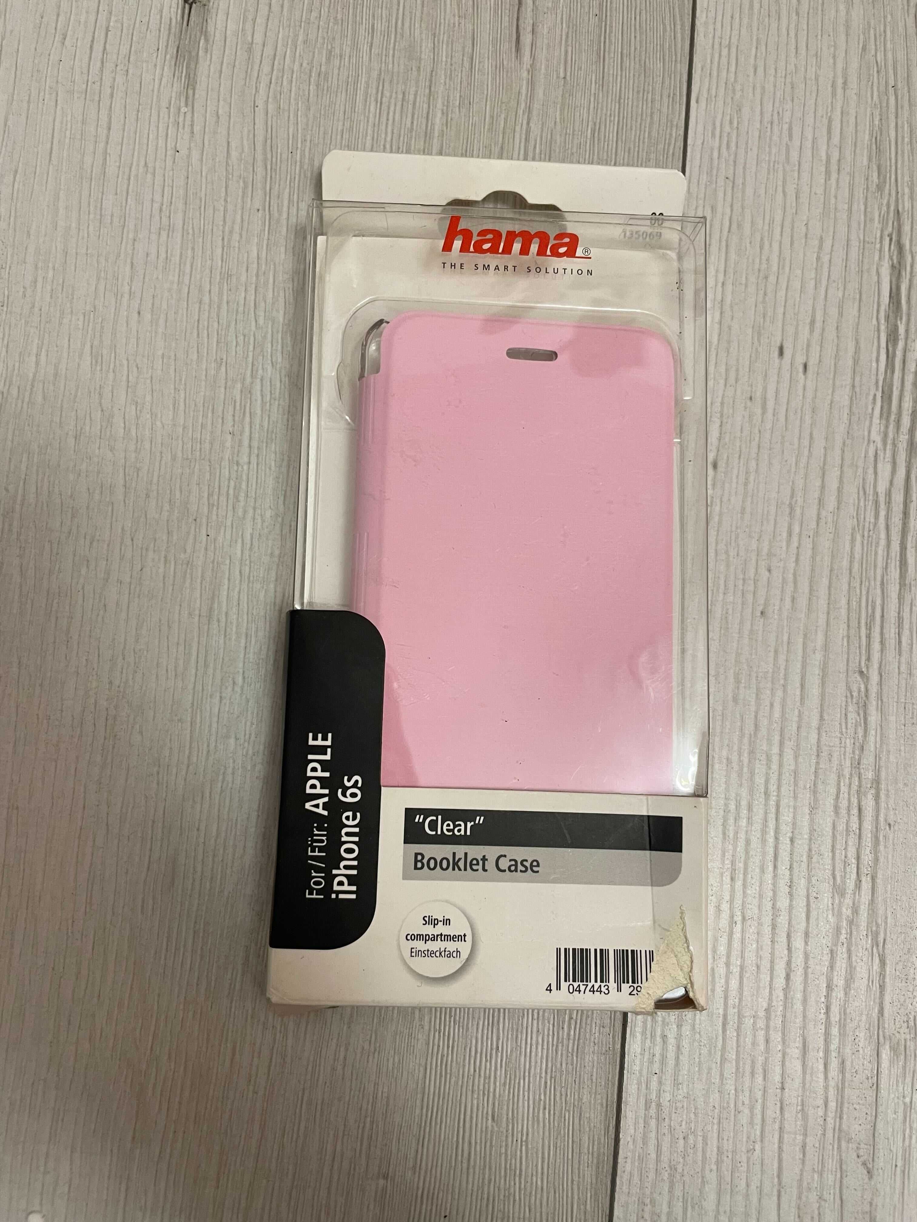 Etui Pokrowiec różowy i przezroczysty do IPhone