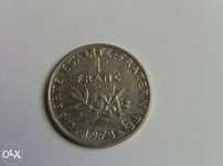 8 Moedas coin confoederatio helvetica -switzerland; republique françai