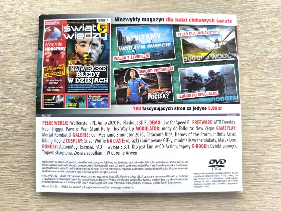 Wolfenstein (2009) [PC] (POLSKA WERSJA) + Flashout 3D (PL)