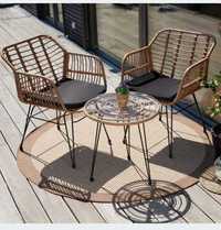Nowe meble ogrodowe balkonowe stół dwa krzesła