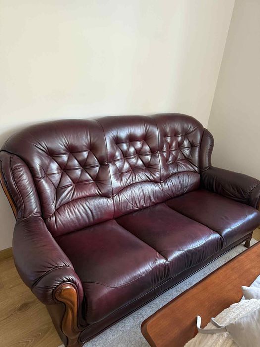 Wypoczynek skórzany skóra