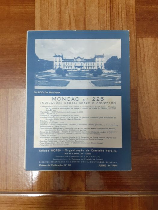 Mapa/roteiro ROTEP, Monção