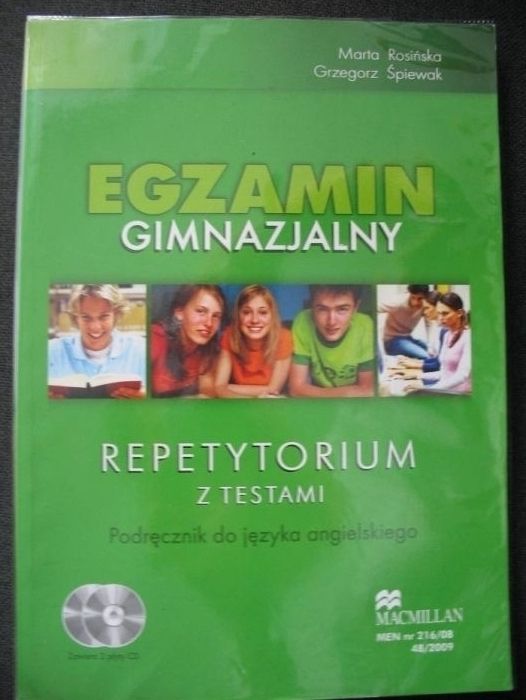 Egzamin gimnazjalny, repetytorium z testami język angielski