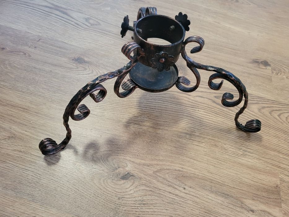 Stojak na choinkę "stara miedź"