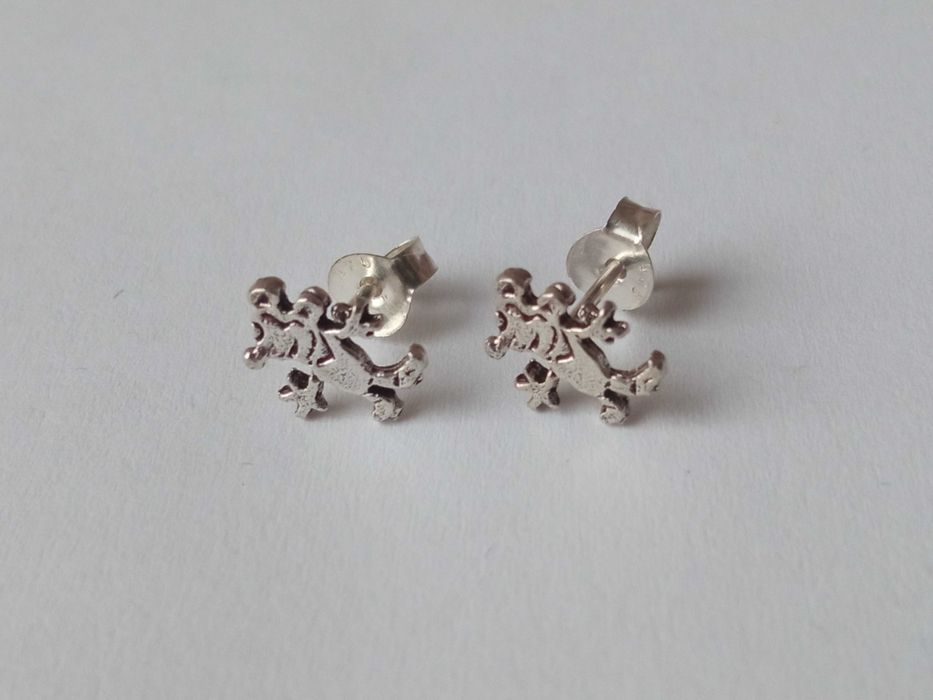 Srebrne kolczyki stara myszka Miki Srebro 925 Kolczyki sztyfty
