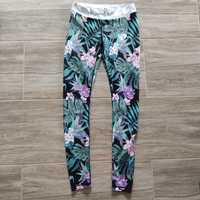 Women's Best legginsy XS S Womens monstera kwiaty kwiatki