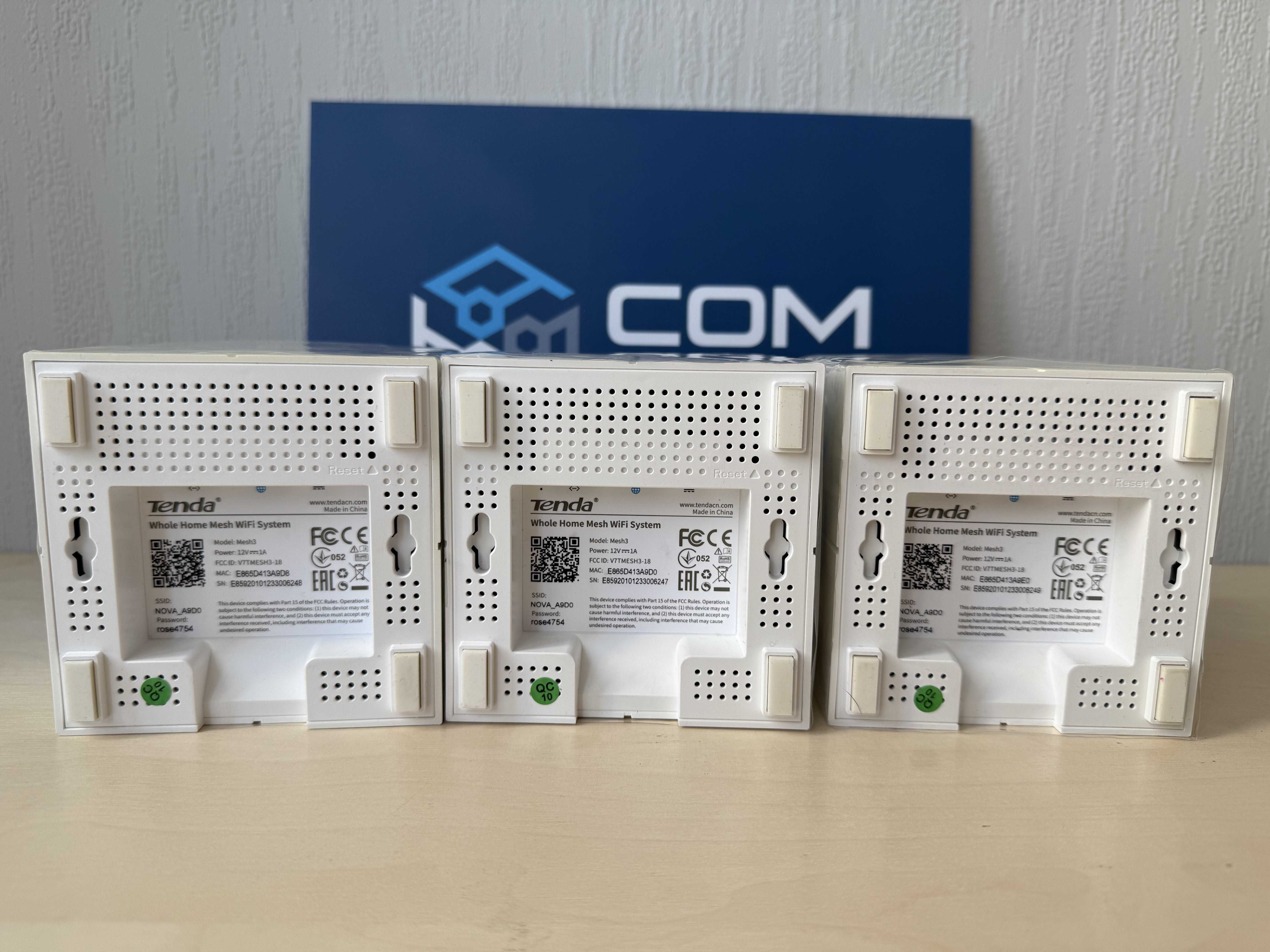 Tenda Nova MW6-KIT-3 Wi-Fi Mesh система 802.11aс 2.4/5 ГГц 3 пристрої