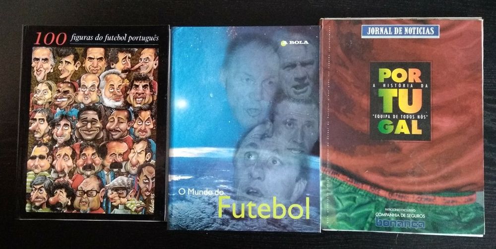 Livros e calendários de futebol