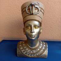 Busto estatueta Rainha Nefertiti do Antigo Egipto
