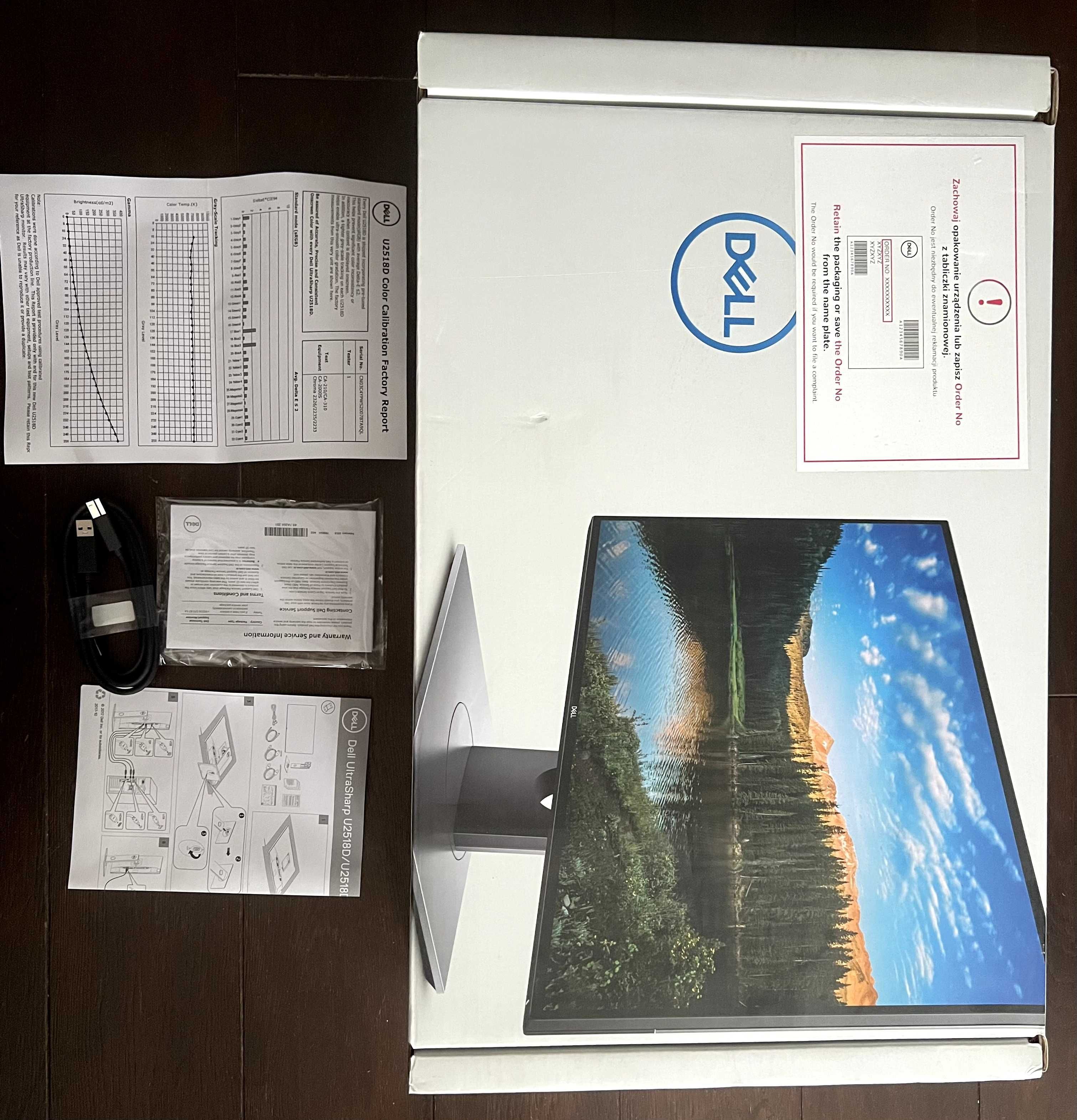Monitor Dell U2518D – jak nowy, stan idealny!