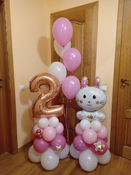 Гелієві кульки гелиевие шари коробки сюрприз композиції з кульок