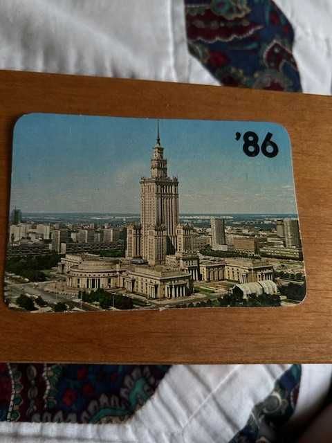 Kalendarz listkowy Warszawa PKiN 1986 r.