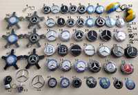 Колпачки/Эмблемы/Заглушки/Логотип в диски Mercedes-Benz