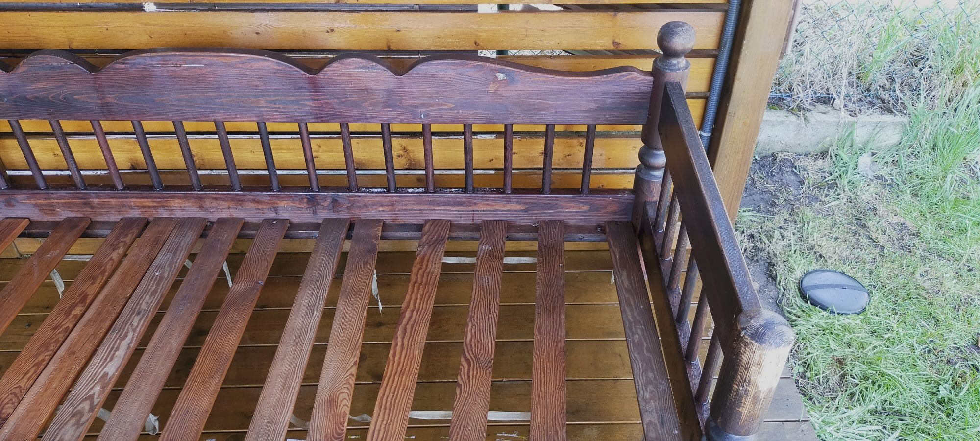 Rama łóżka drewniana meble do domu do ogrodu
