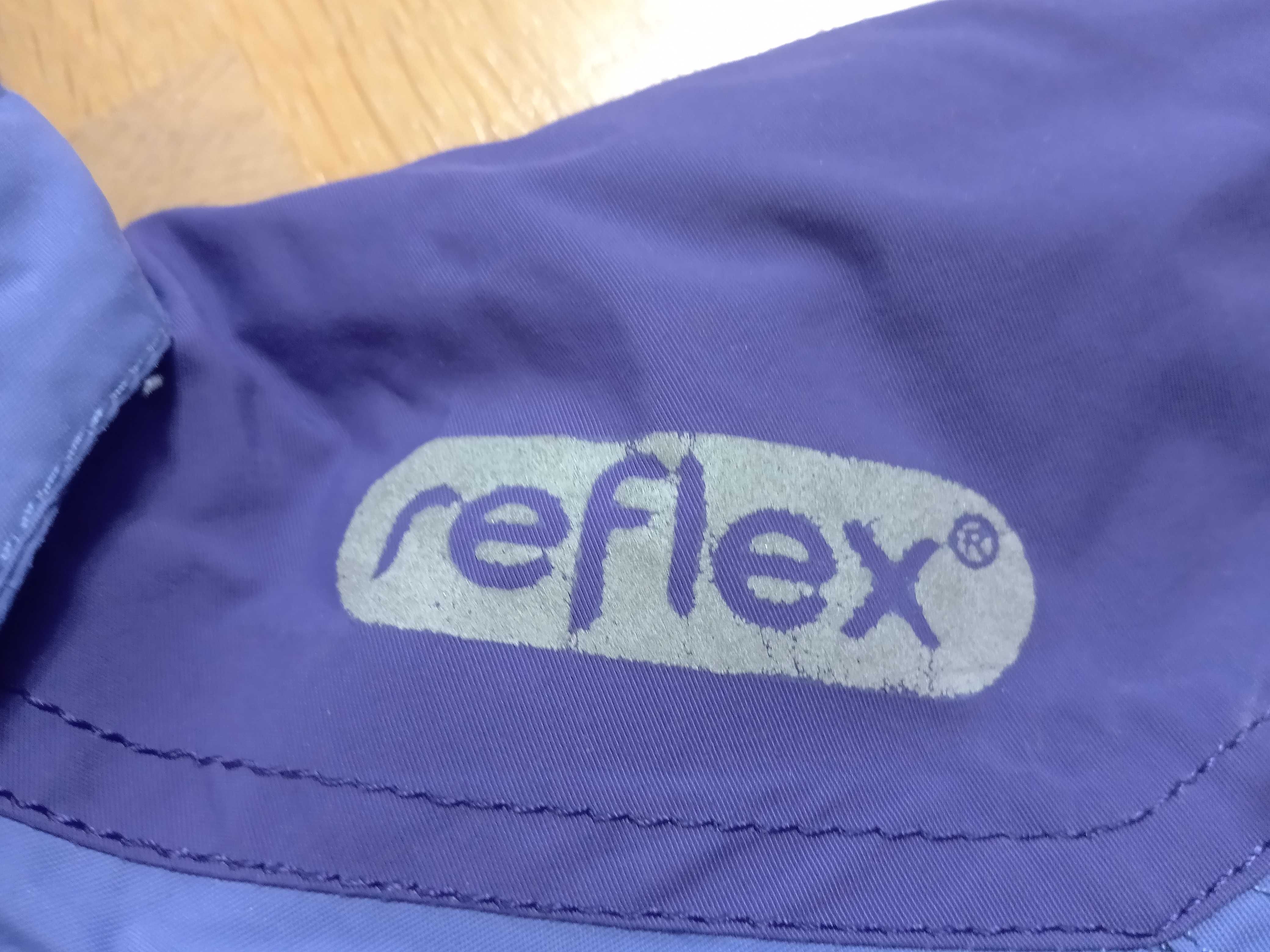REFLEX fioletowa kurtka 104 110 norweska ocieplana