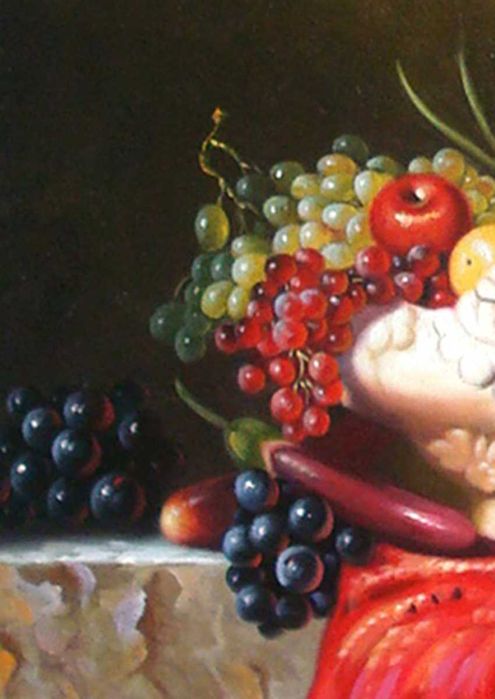 Quadro Pintura a óleo s/tela Natureza Morta, quadro pintado a óleo