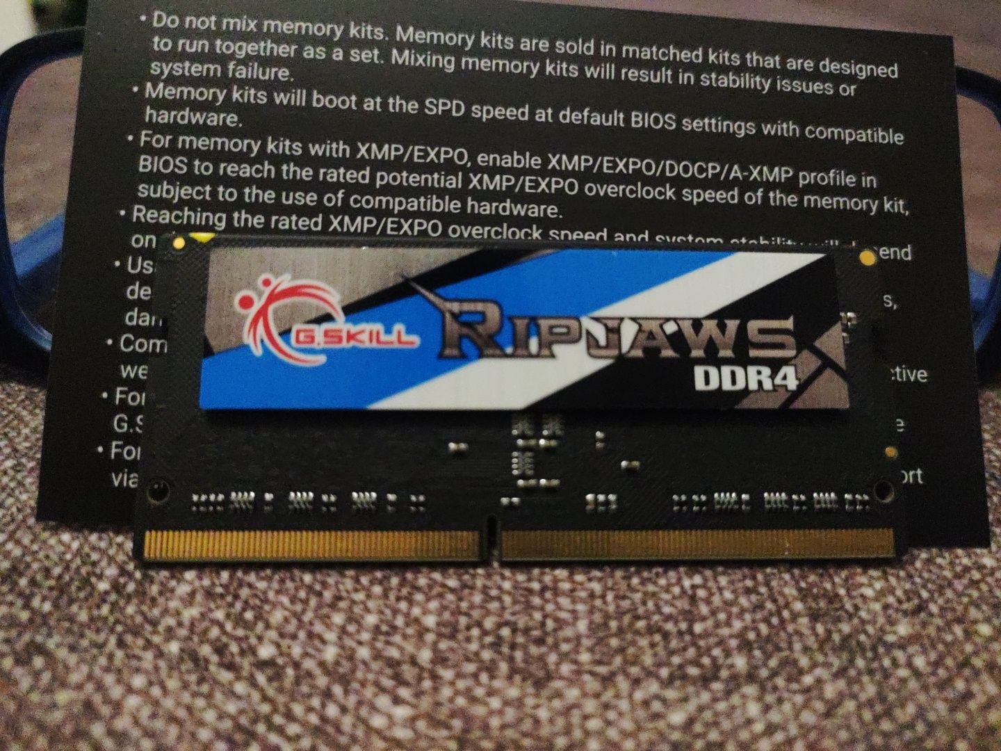 Gskill Ripshaws 8gb DDR 4 (SO-DIMM)