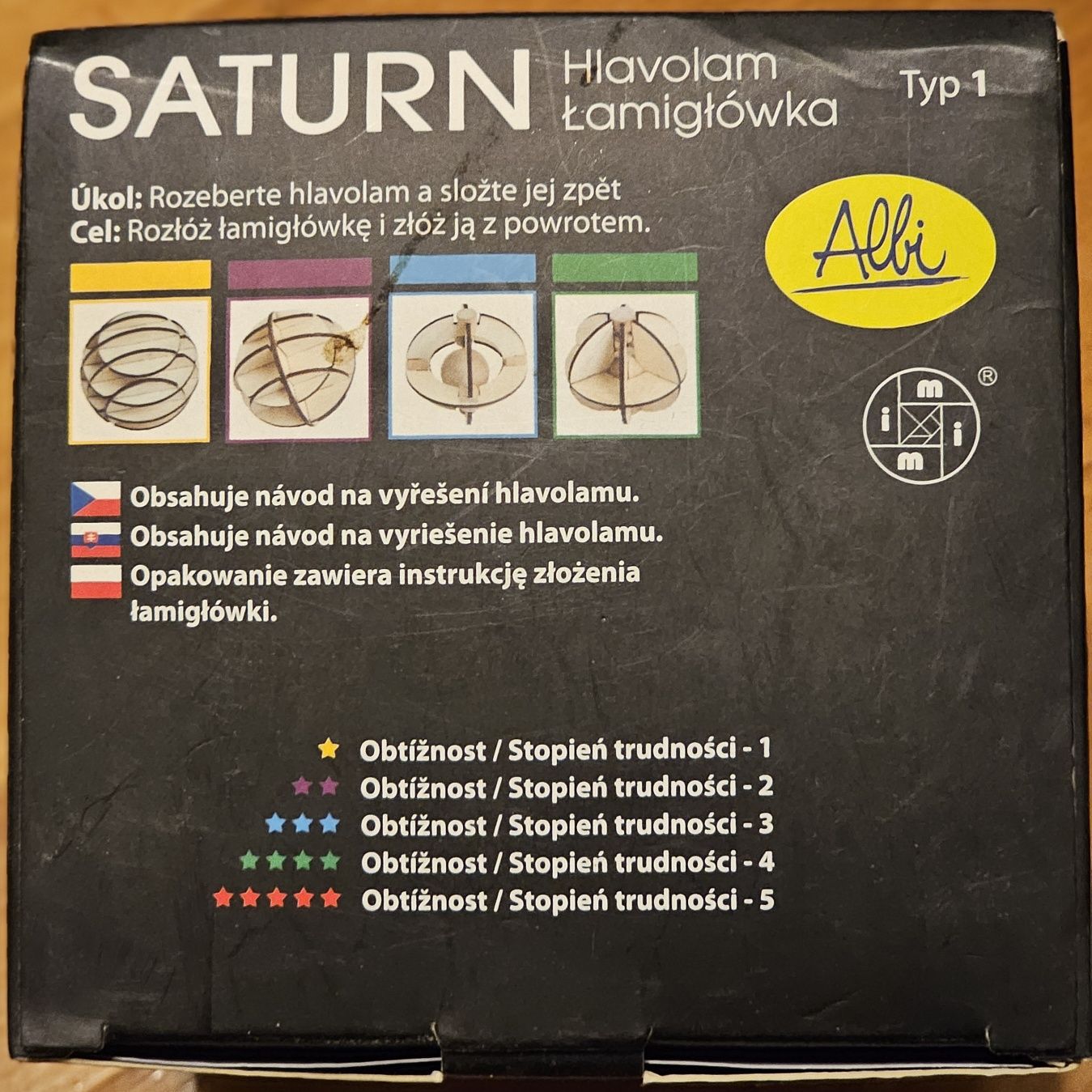 Albi łamigłówka drewniana Saturn