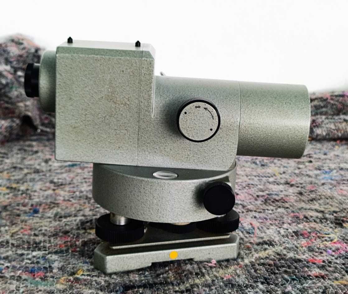 Nível automático vintage Leica Sokkisha B2A topografia colecionador