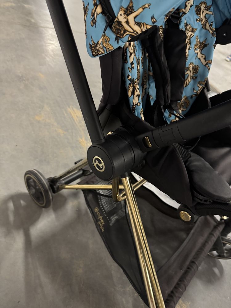 Wózek Cybex Mios Jeremy Scott 2.0 niebieski skrzydła