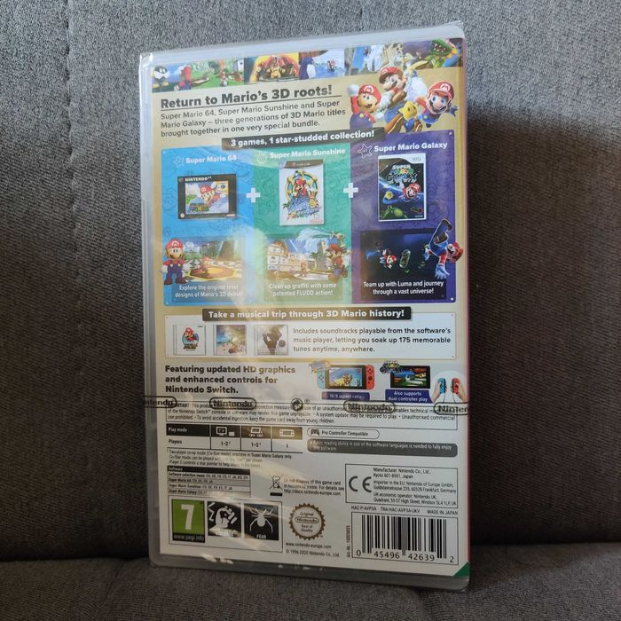 Gra Super Mario 3D All Stars Nintendo Switch Nowa Zafoliowana